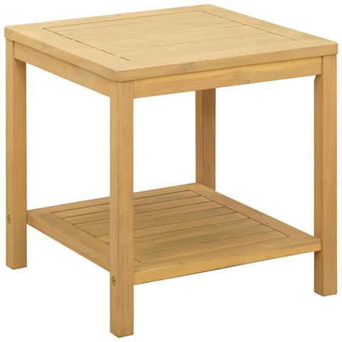 Tavolo laterale Olio Naturale 45 x 45 x 45 cm - Foto 1