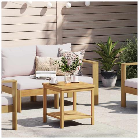 Tavolo laterale Olio Naturale 45 x 45 x 45 cm - Foto 2