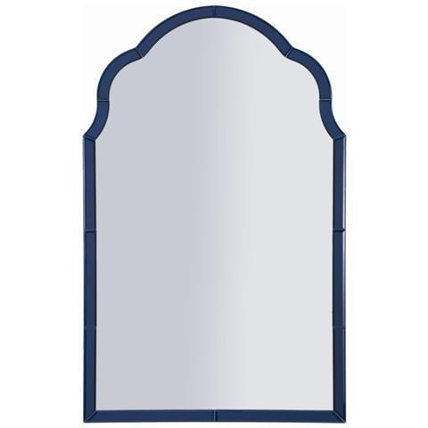 Specchio Con Cornice Classico 3-blu-mdf-100x62x1 Cm - Foto 1