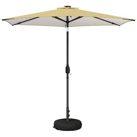 Parasol da Giardino con Luci LED 270 x 270 cm Poliestere - Foto 1