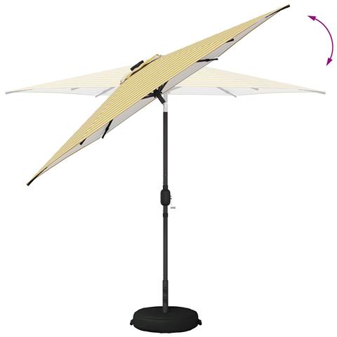 Parasol da Giardino con Luci LED 270 x 270 cm Poliestere - Foto 9