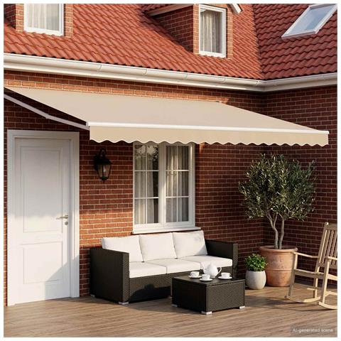 Tettuccio Elettrico Retrattile Beige 4 × 3 m - Foto 2