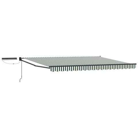 Tettuccio Elettrico Retrattile Verde, Bianco, Antracite 4 × 3 m - Foto 1
