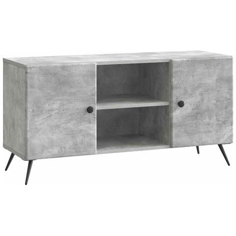 Mobile TV Grigio Cemento 102 x 34,5 x 50 cm - Foto 1