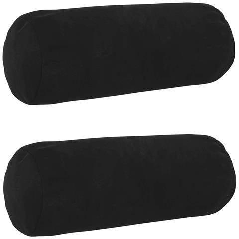 Cuscino con cuscino HEERLEN 2 pz Nero Velluto - Foto 1