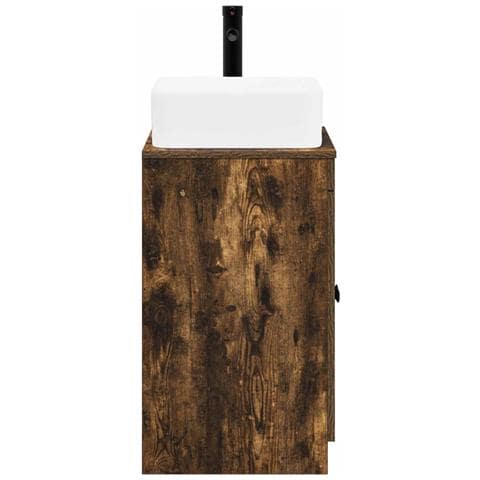 Set di mobili per il bagno Rovere Fumo Legno ingegnerizzato - Foto 2