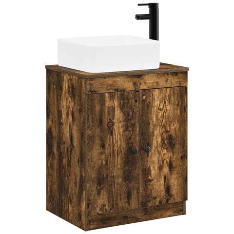 Set di mobili per il bagno Rovere Fumo Legno ingegnerizzato - Foto 1