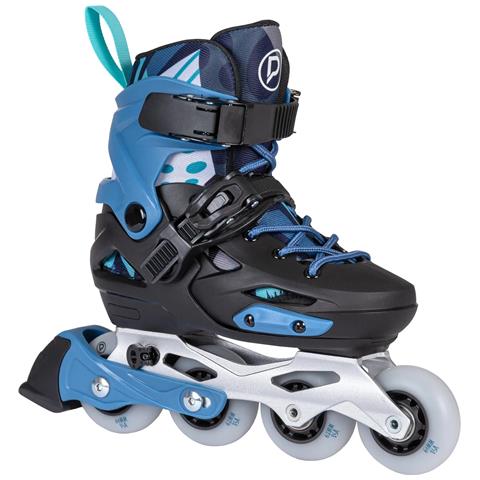 Pattini in linea regolabili Playlife Flash per bambini (blu, taglie 30-33) - Foto 4