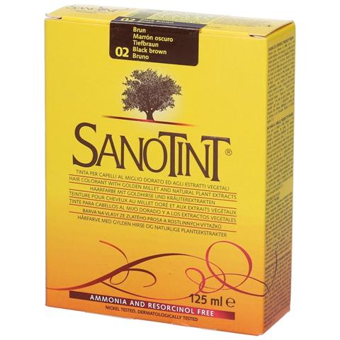 Sanotint Tintura Capelli 02 Bruno 125 ml - Foto 1