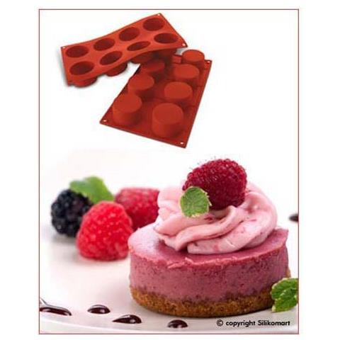 Stampo Cilindri 8 Cavita 6cm Classic Terracotta Silicone - Foto 1