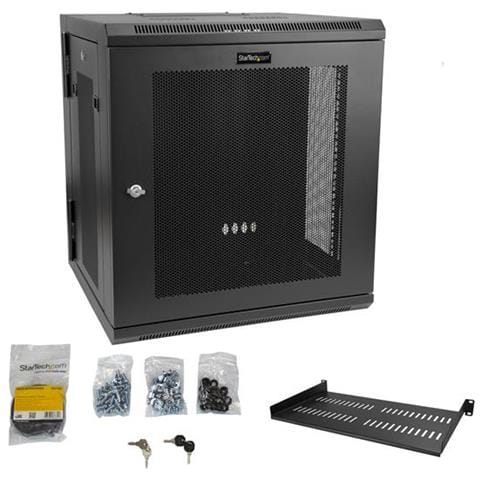 " Armadio per Server Rack Montabile a Parete 12U - Armadio a Cerniera fino a 17"" (43cm) di profondità" - Foto 2
