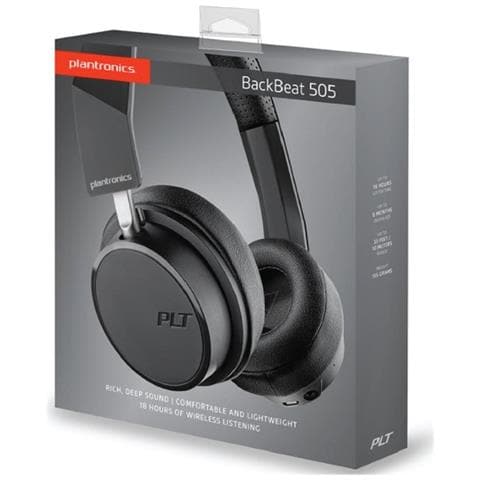 PLANTRONICS - Back Beat 505 Dark Grey - Cuffie Hi-fi Bluetooth Con  Microfono Integrato - ePRICE