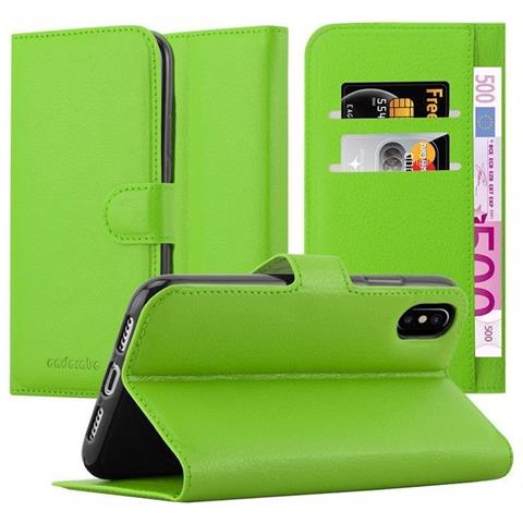 Cadorabo Custodia Compatibile Con Apple Iphone X / Xs In Verde Menta - Coperchio Protettiva Con Chiusura Magnetica, Funzione Stand E Tasca Per Le Carte - Foto 1