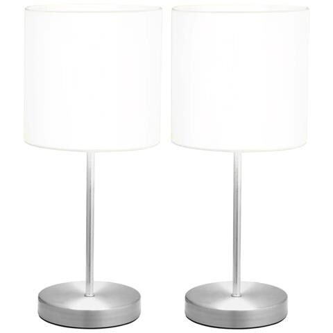 Lampade da Tavolo 2 pz Pulsanti Touch Bianche E14 - Foto 6