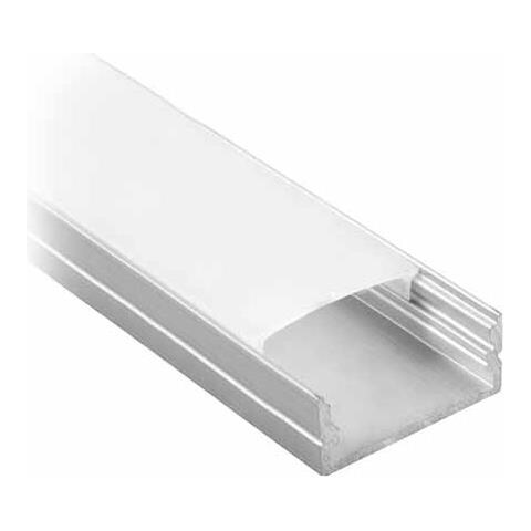 V-tac Vt-8108 Profilo In Alluminio Da 2m Milky Cover Per Striscia Led - Sku 3352 - Foto 1