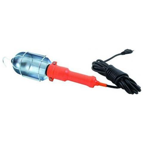 Lampada Da Lavoro Con Cavo Pvc 5 Mt E Gabbia Metallica Workshop - Foto 5