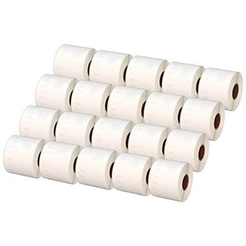 20 Rotoli 99014 S0722430 54mm X 101mm Etichette Compatibili Per Dymo Labelwriter 4xl 450 400 330 320 310 Twin Turbo Duo Seiko Slp 450 420 400 240 220 200 120 100 Pro Plus (220 Etichette Per Rotolo) - Foto 2