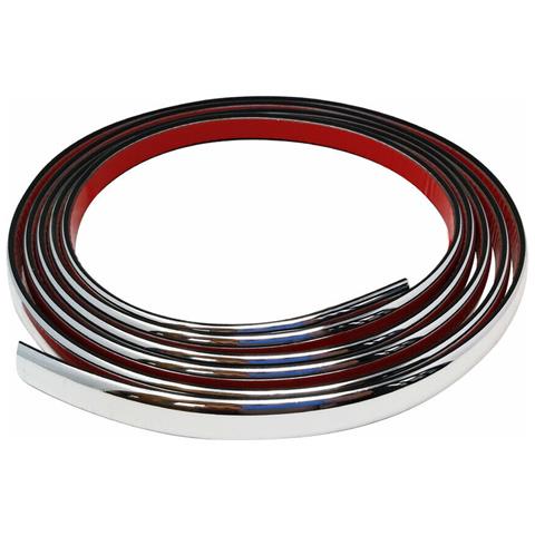 Profilo Cromato Per Auto Con Biadesivo 3m Apt, 11 Mm X 5 Mt - Foto 1