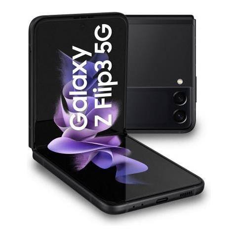 Galaxy Z Flip3 5G 128 GB 8 GB RAM Display 6.7" Full HD+ Fotocamera 12 Mpx Android Tim Italia Nero - Foto 1