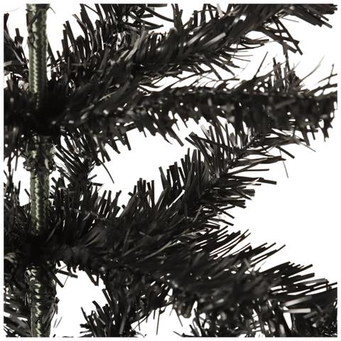 Albero di Natale Sottile Nero 150 cm - Foto 2