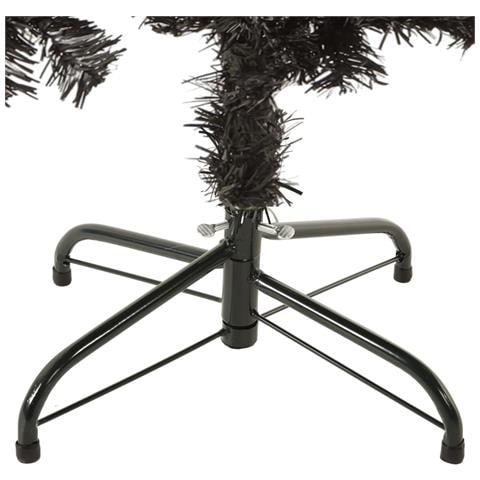 Albero di Natale Sottile Nero 150 cm - Foto 7