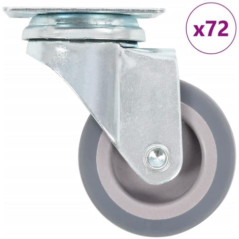 Ruote Girevoli 72 pz 50 mm - Foto 1