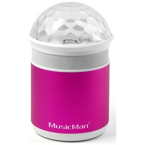 MusicMan BT-X17 Speaker 1-Via 4W Bluetooth - Rosa - Foto 4