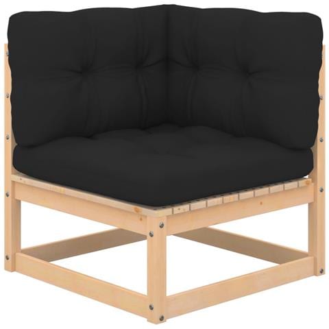 Set Divani Giardino 6 pz con Cuscini in Legno Massello di Pino - Foto 10