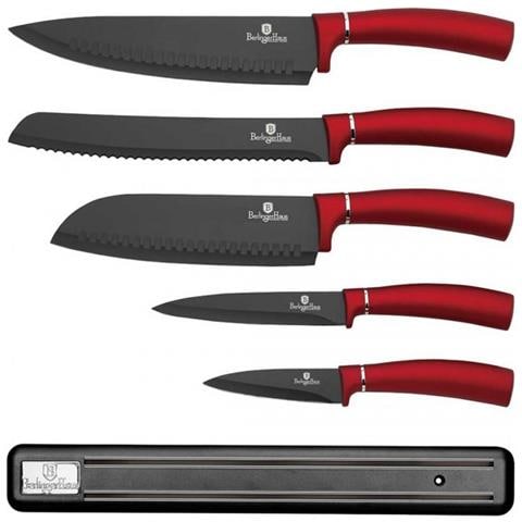 Bh-2534 Set Di 5 Coltelli Da Cucina Con Striscia Magnetica - Foto 6