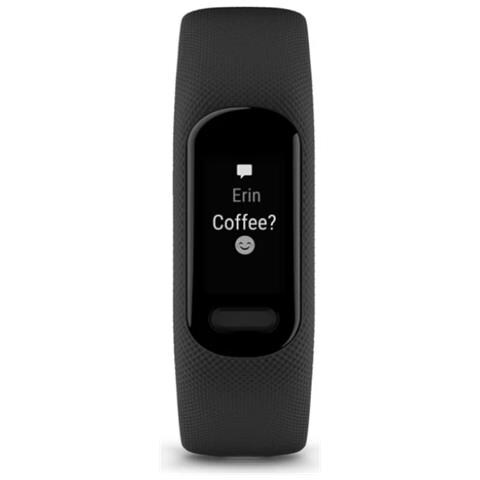Activity Tracker Vívosmart 5 Impermeabile 5ATM Display OLED Bluetooth / GPS per Fitness con Contapassi e Cardiofrequenzimetro Taglia L Nero - Foto 2