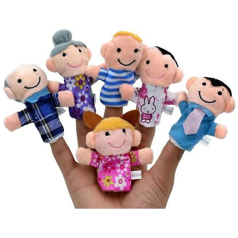 Liwein Set di 5 marionette da dito, simpatiche dita per bambini, per la storia, il tempo e la nascita dei bambini, regalo per le dita (riccio