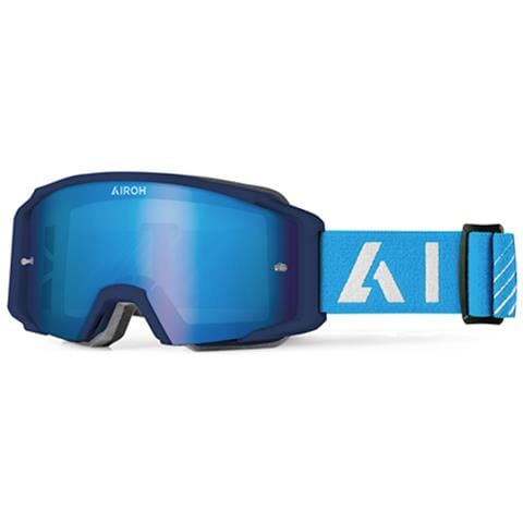 Mascherina Moto Xr1 Blue Matt | Blue Mirrored Lens - Foto 1