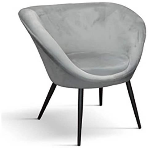 Elissia - Poltrona Moderna In Velluto - Foto 1