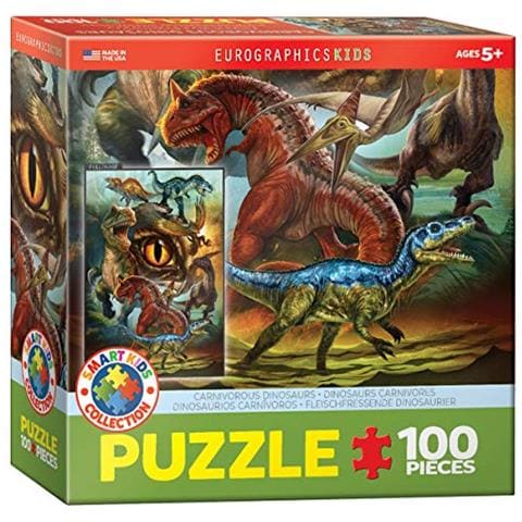 6100-0359 Dinosauri Carnivori Puzzle Da 100 Pezzi - Foto 1