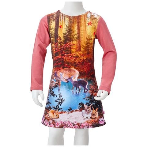 Abito Da Bambina A Maniche Lunghe Rosa Antico 140 - Foto 8