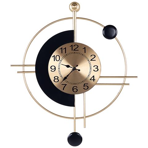 Orologio Da Parete Ferro Oro E Nero 59 X 67 Cm Allogny - Foto 2