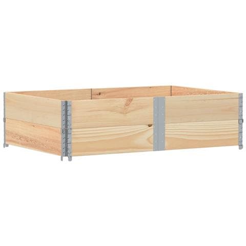 Paretali Per Pallet 2 Pz 150x100 Cm In Legno Massello Di Pino - Foto 2