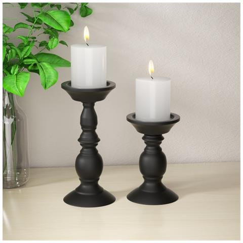 Grande Portacandele In Metallo, Contenitore Portacandele Retrò - Foto 2