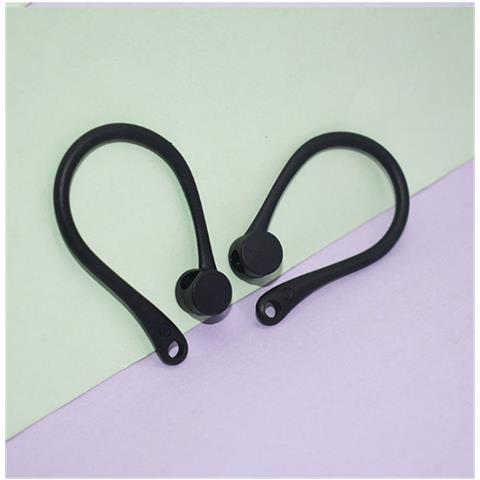 Ganci Auricolari In Silicone Anti-smarrimento Per Apple Airpods 1/2/pro Black - Foto 2