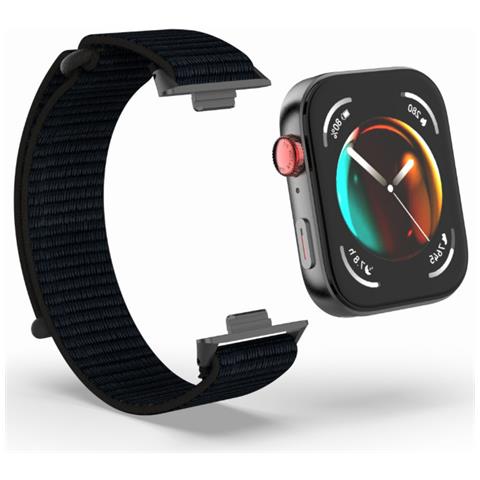 Cinturino Per Orologio In Nylon Da 20 Mm Per Huawei Watch Fit 3 Black - Foto 2