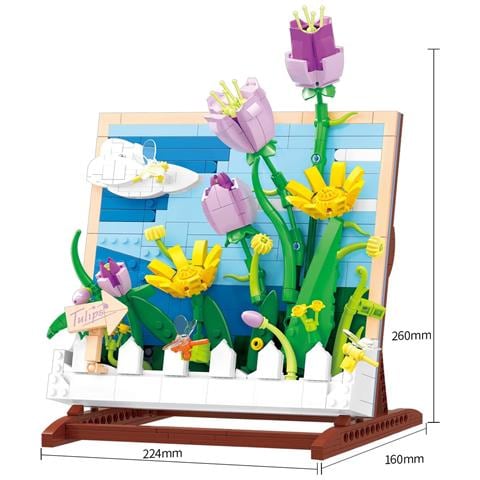 Set Creativo Di 542 Pezzi Di Fiori Artificiali Per La Decorazione Domestica - Foto 5