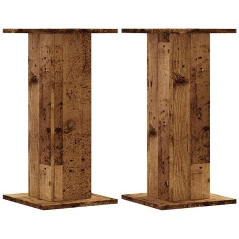 Supporti Altoparlanti 2 Pz Legno 30x30x60 Cm Legno Multistrato - Foto 2
