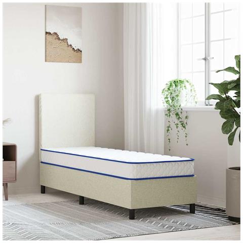 Materasso Viscoelastico Bianco 70x200x17 Cm - Foto 1