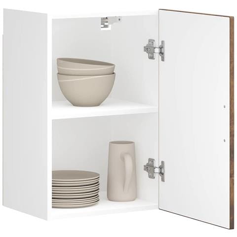 Pensile Da Cucina Porto Rovere Fumo In Legno Multistrato - Foto 1