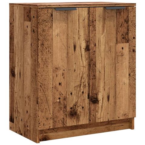 Scarpiera Legno Antico 59x35x70 Cm In Truciolato - Foto 2