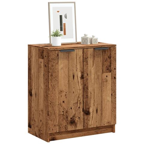 Scarpiera Legno Antico 59x35x70 Cm In Truciolato - Foto 1
