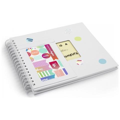 00007293 Album Fotografico E Portalistino Bianco Rilegatura A Spirale - Foto 1