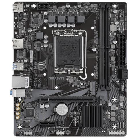 H610M K V2 Scheda madre - CPU Intel Core 14ª generazione, fino a 5600 MHz DDR5, 1xPCIe 3.0 M. 2, LAN 1GbE, USB 3.2 Gen 1 - Foto 5