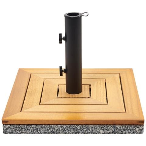 Base Per Ombrellone Ceccano Marrone Quadrata 21 Kg - Foto 2