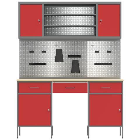 Set di Utensili in Acciaio Rosso da 7 Pezzi - Foto 9